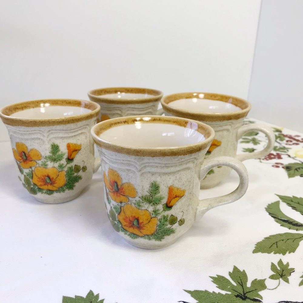 Mikasa Vintage Coffee Cups Set of 4